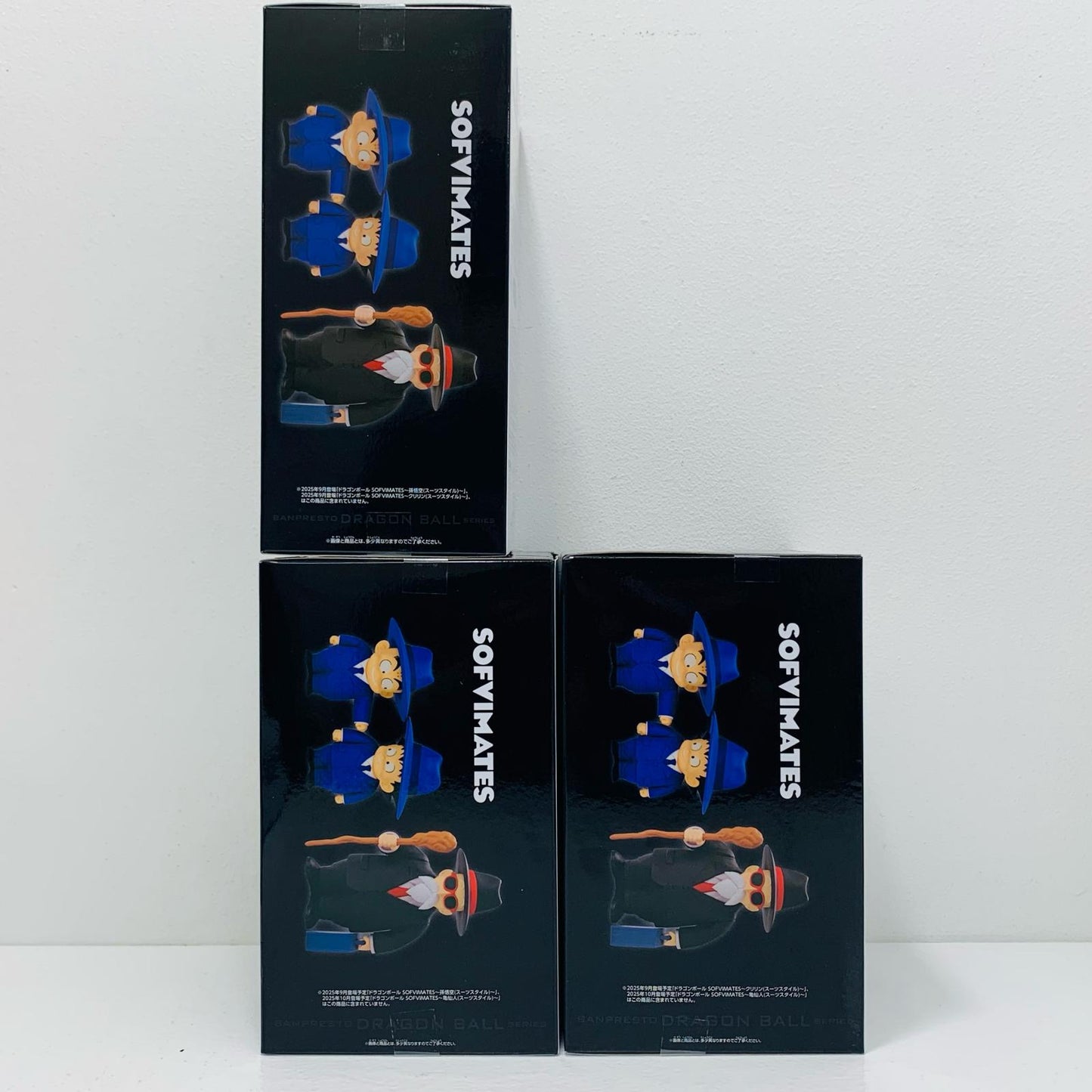 [Used] Goku & Krillin & Master Roshi (Suit Style) "Dragon Ball" SOFVIMATES [Figure]