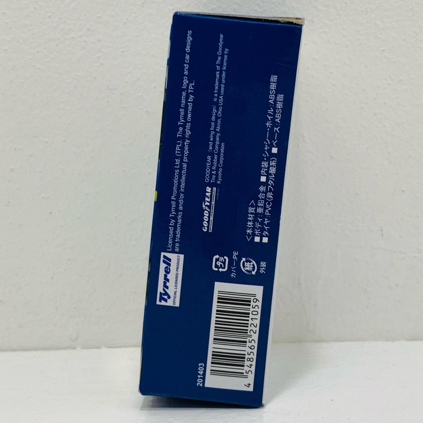 【中古】 Tyrrell 023 1995 #4 M.SALO(ブルー×ホワイト)