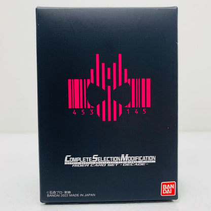 【中古】 コンプリートセレクションモディフィケーション ライダーカードセット -DECADE-