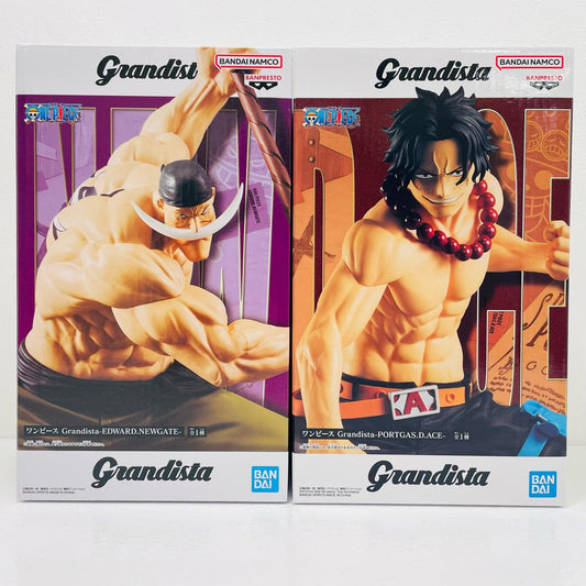 【中古】 ポートガス・D・エース＆白ひげ-Grandista-「ワンピース」【フィギュア】