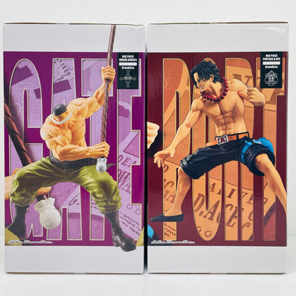 【中古】 ポートガス・D・エース＆白ひげ-Grandista-「ワンピース」【フィギュア】