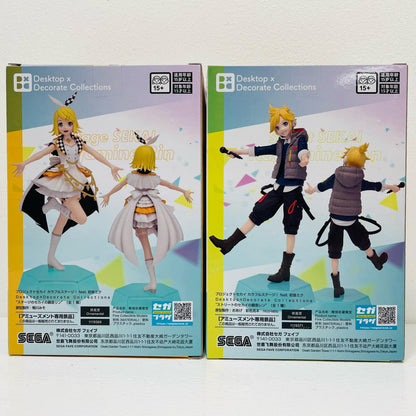 【中古】 鏡音レン&リン-Desktop×DecorateCollections「プロジェクトセカイカラフルステージ！feat.初音ミク」'【フィギュア】