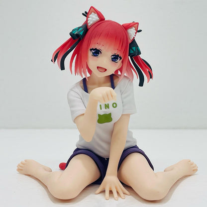 【中古】 '中野二乃「五等分の花嫁∬」DesktopCuteフィギュア中野二乃～描き下ろしCatroomwearver.～'【フィギュア】