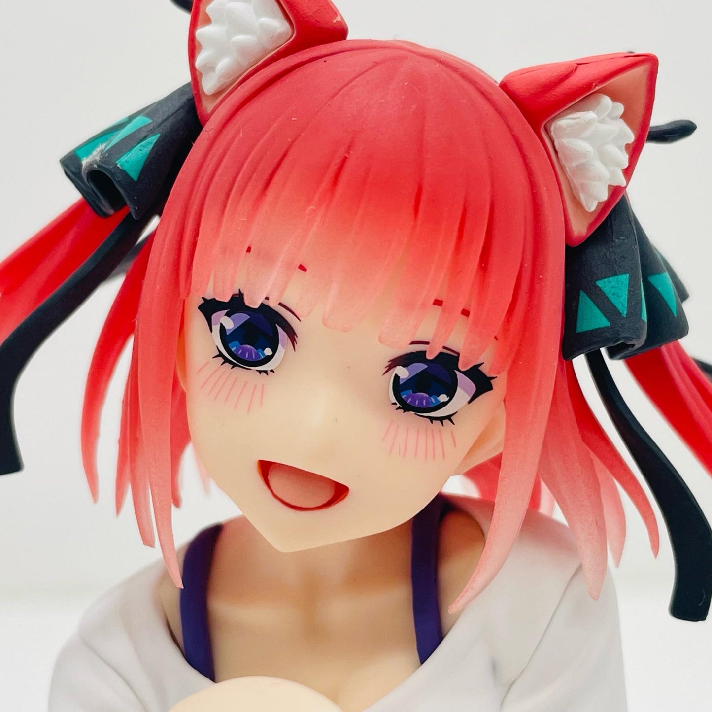【中古】 '中野二乃「五等分の花嫁∬」DesktopCuteフィギュア中野二乃～描き下ろしCatroomwearver.～'【フィギュア】