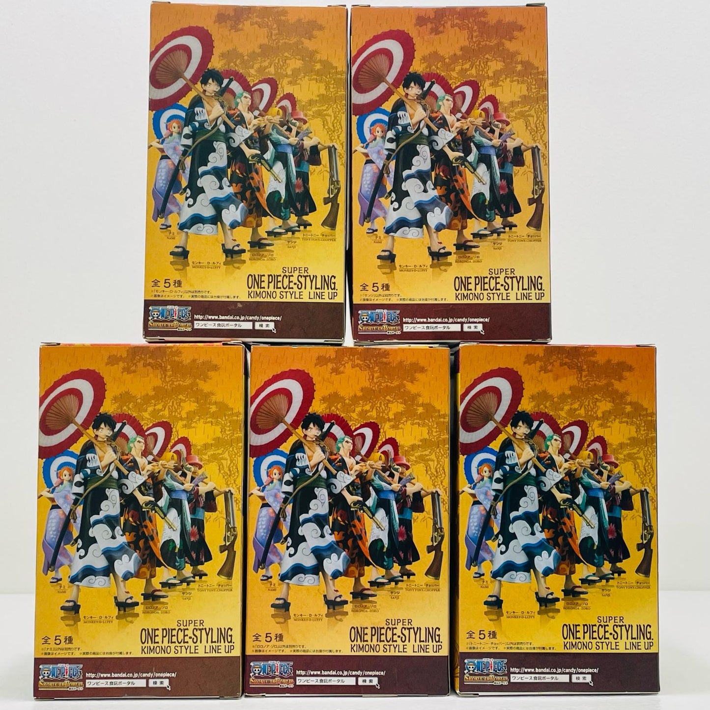 【中古】 全5種セット 超ワンピーススタイリングEX KIM【フィギュア】