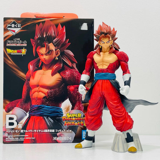 【中古】 'B賞超フルパワーサイヤ人4限界突破ベジット：ゼノ「ドラゴンボールSUPERDRAGONBALLHEROES3rdMISSION」MASTERLISE一番くじ'【フィギュア】