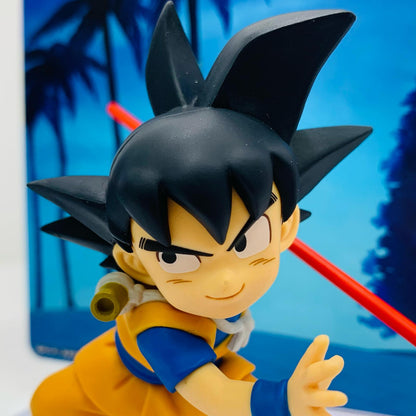 【中古】 孫悟空(ミニ)＆ベジータ(ミニ)パネル付きフィギュア２体セット「ドラゴンボールDAIMA」【フィギュア】