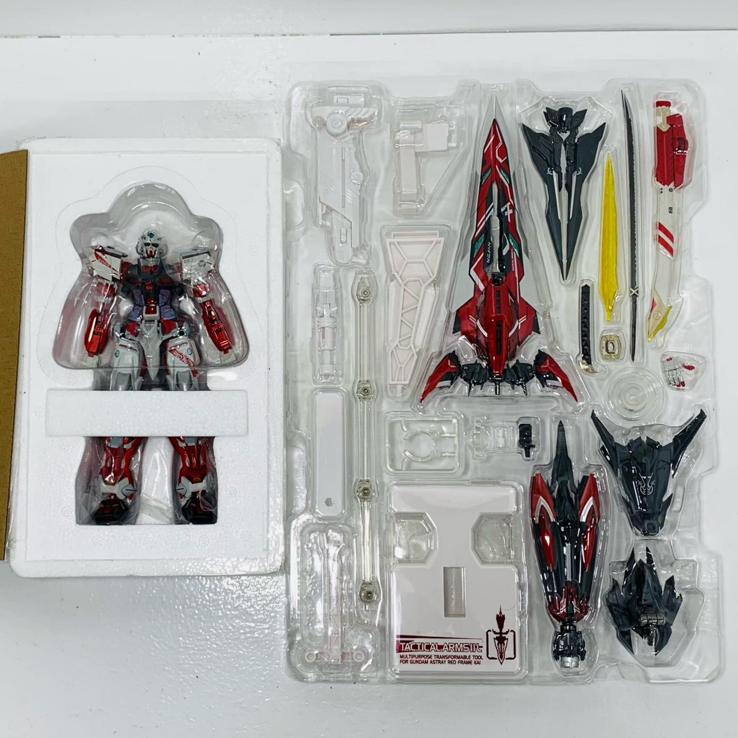 【中古】 METALBUILDガンダムアストレイレッドフレーム改(オルタナティブストライクver.)「機動戦士ガンダムSEEDVSASTRAY」【フィギュア】