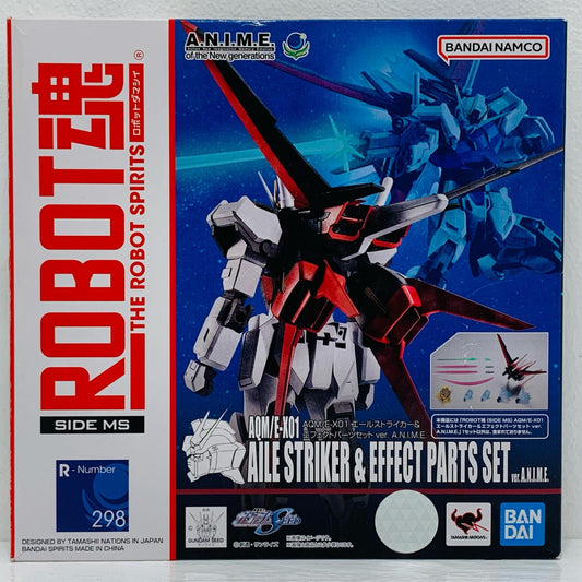 【中古】 ROBOT魂＜SIDEMS＞AQM/E-X01エールストライカー＆エフェクトパーツセットver.A.N.I.M.E.「機動戦士ガンダムSEED」【フィギュア】