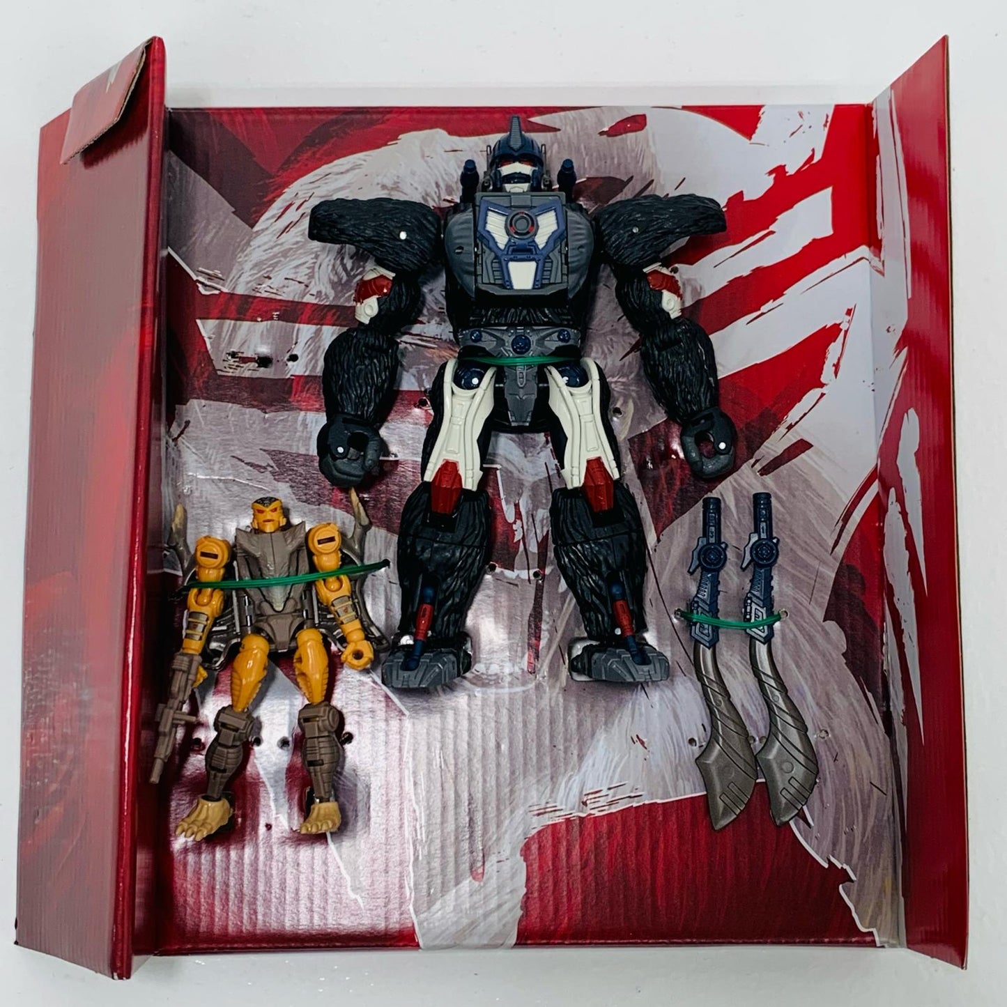 [Used] WFC-19 Optimus Primal with Rattrap "Transformers War for Cybertron" TF Generations [Figure]