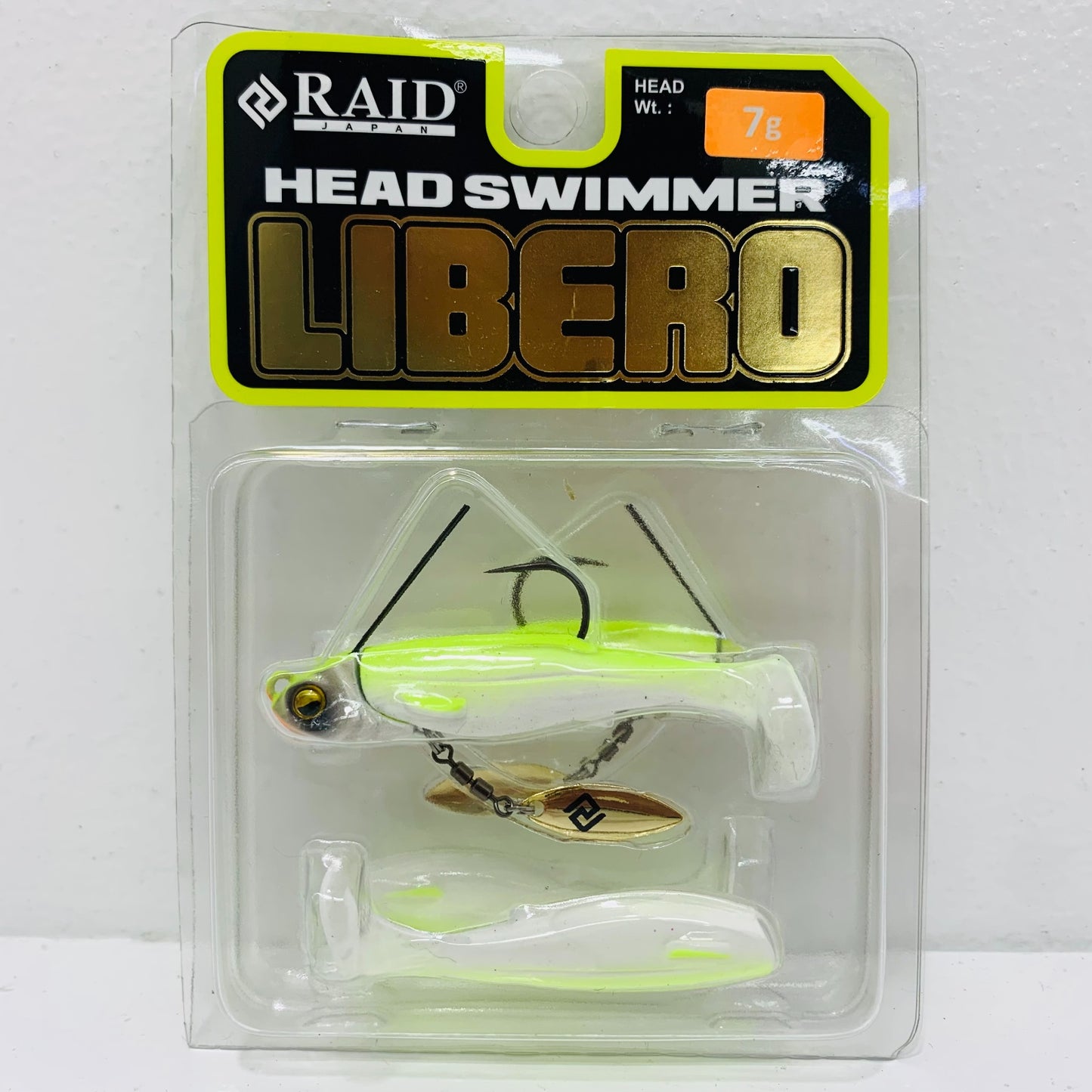 【中古】【フィッシング/釣り/釣具/ルアー】RAID JAPAN | レイドジャパン HEAD SWIMMER LIBERO (ヘッドスイマー・リベロ) 7g 09 ホワイトチャート