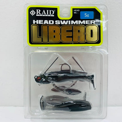 【中古】【フィッシング/釣り/釣具/ルアー】RAID JAPAN | レイドジャパン HEAD SWIMMER LIBERO (ヘッドスイマー・リベロ) 5g 01 シッコク