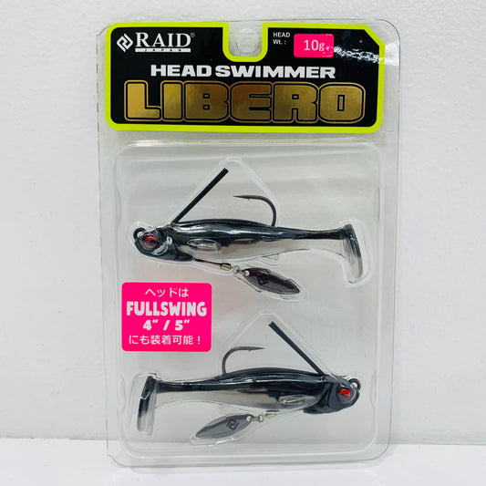 【中古】【フィッシング/釣り/釣具/ルアー】RAID JAPAN | レイドジャパン HEAD SWIMMER LIBERO (ヘッドスイマー・リベロ) 10g 01 シッコク