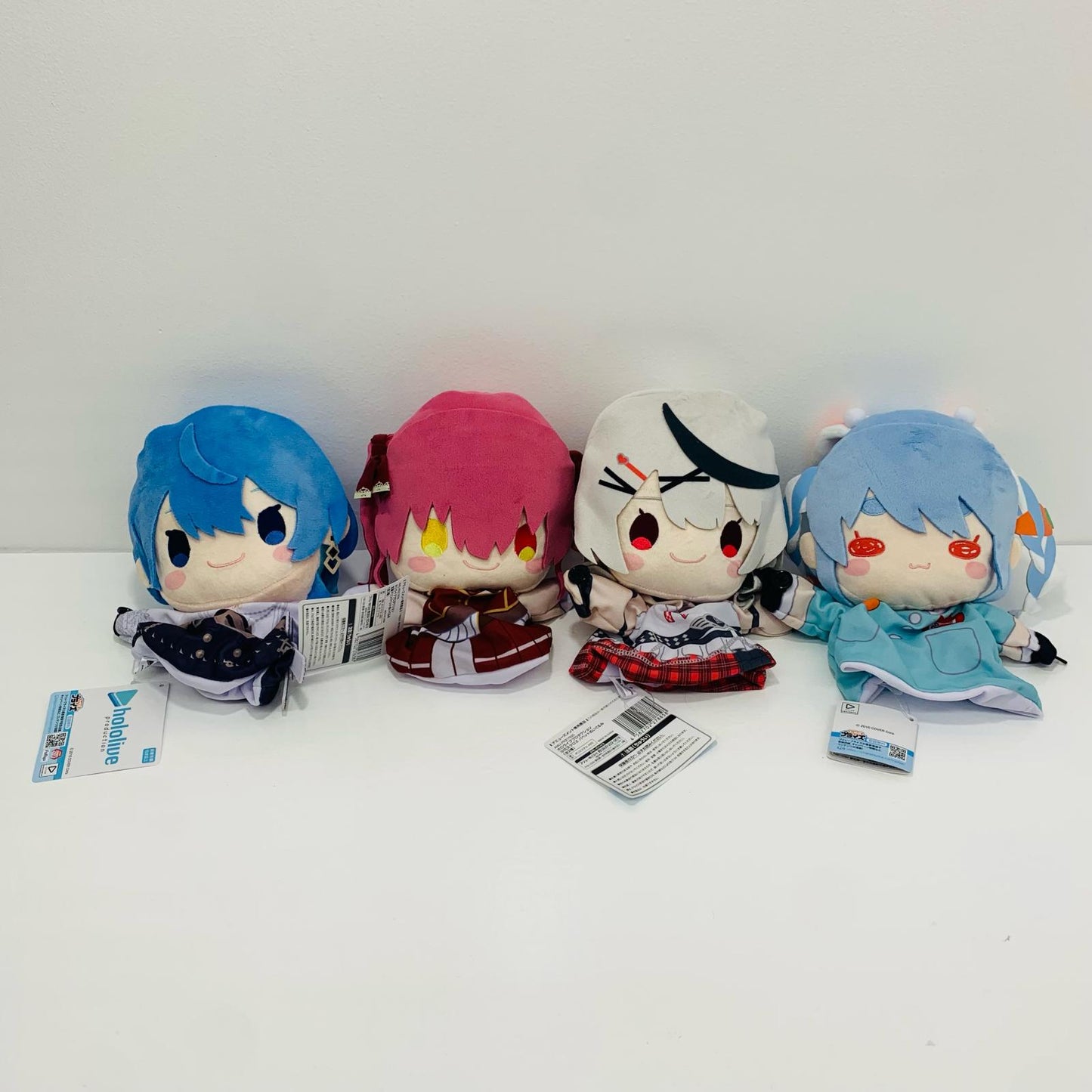 Puppet Plushies: Houshou Marine, Sakamata Chloe, Usada Pekora & Hoshimachi Suisei (Set of 4)