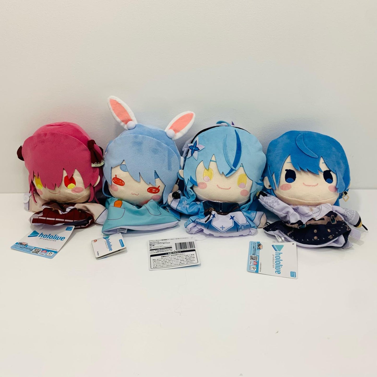 Puppet Plushie Lamy Yukihana, Suisei Hoshimachi, Pekora Usada, & Marine Houshou - Set of 4