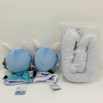 [Used] Puppet Plushie: Usada Pekora 2 Types & Don-chan Scarf, Set of 3