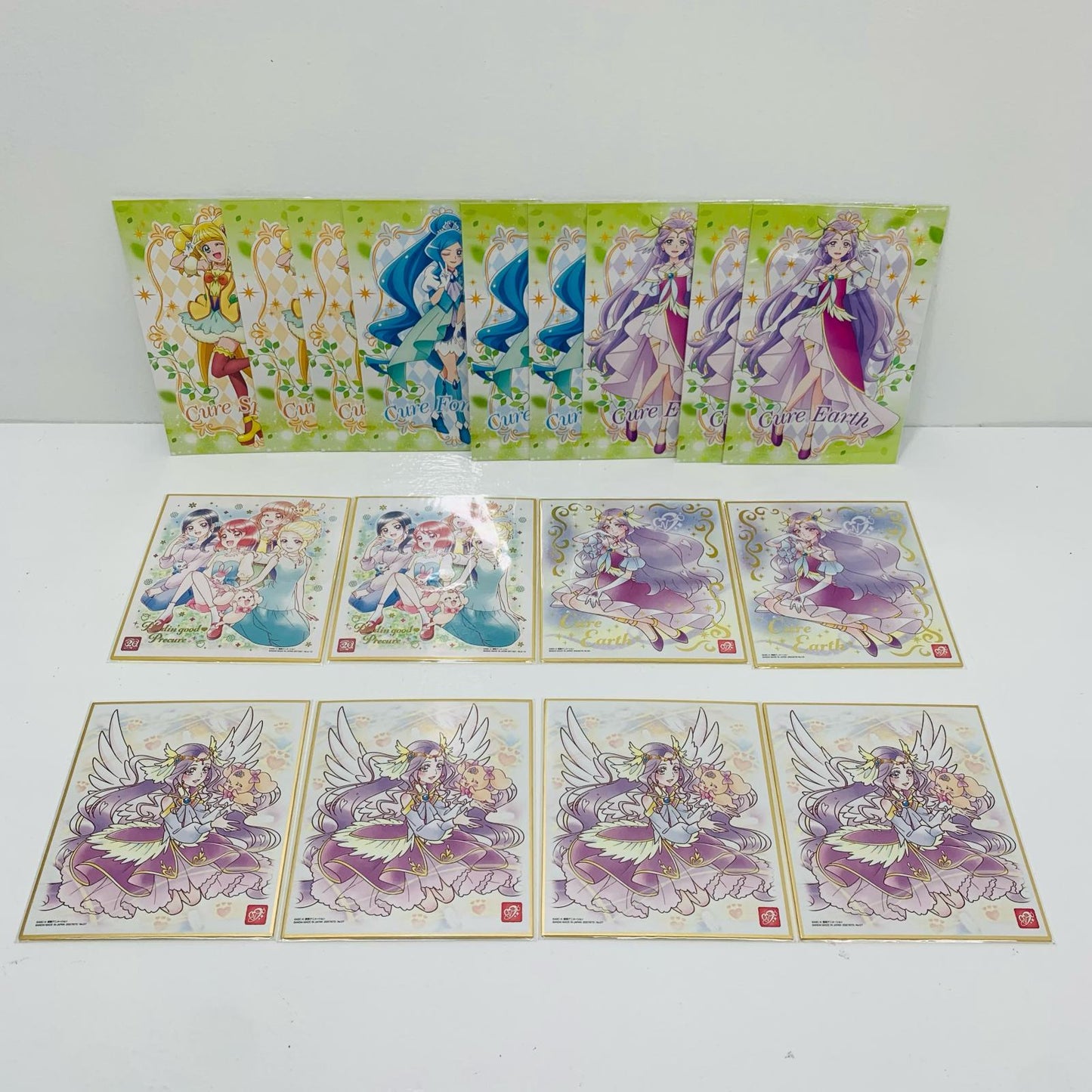 [Used] Healing Good Pretty Cure 17-Piece Shikishi & Postcard Set