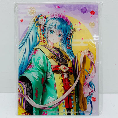 [Used] Lucky End Prize: Hatsune Miku/Juni-hitoe Acrylic Panel from "Hatsune Miku Hannari Kyoto Lucky Card Collection"