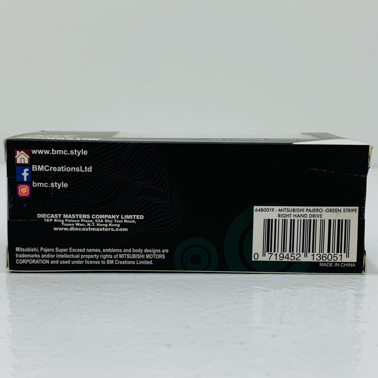 【中古】 1/64 三菱 パジェロ 2nd Generation RHD(グリーンストライプ)