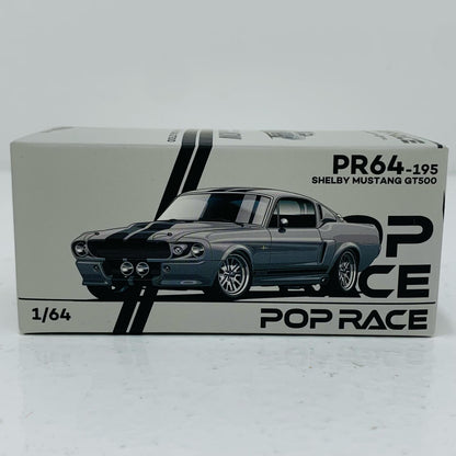 【中古】 1/64 1967 SHELBY MUSTANG GT500(グレー×ブラック)