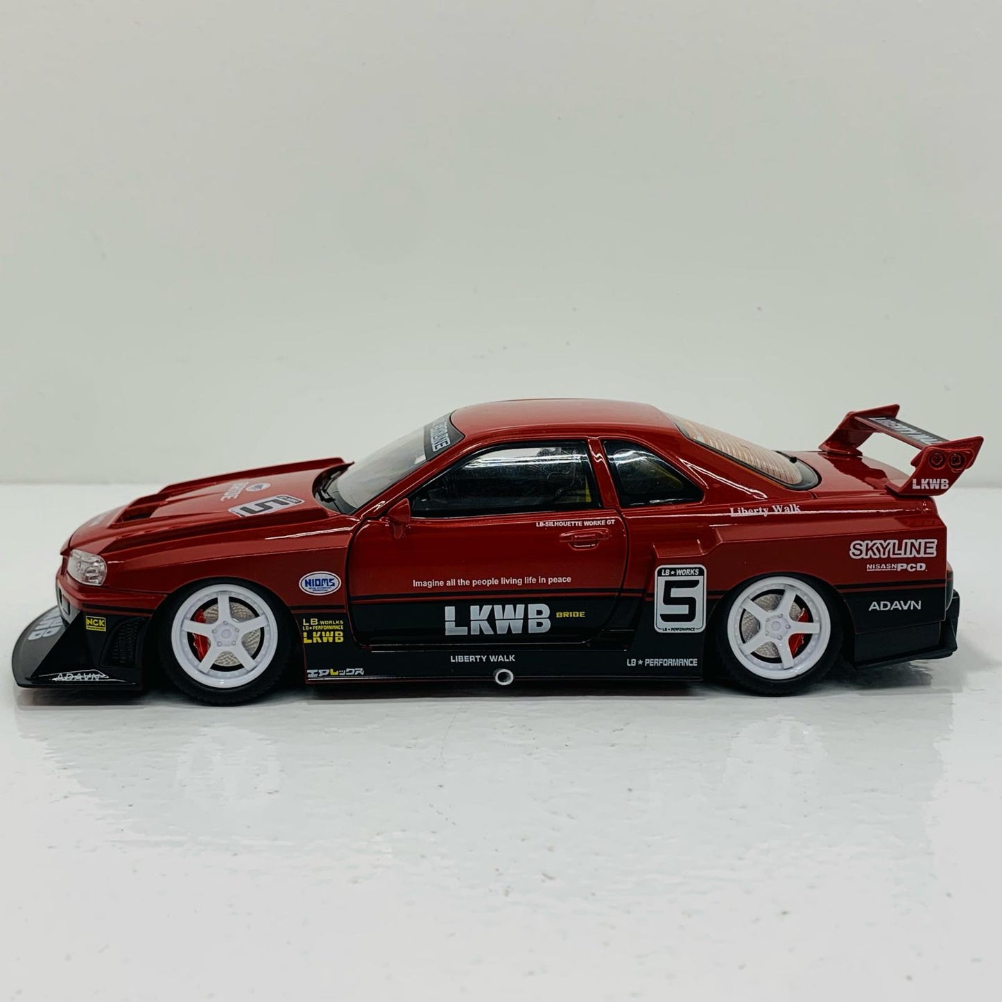 【中古】 Nissan Skyline LB-ER34 Super Silhouette 1/24 Jinlifang