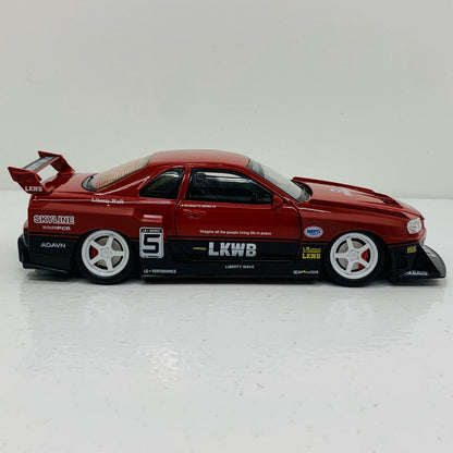 【中古】 Nissan Skyline LB-ER34 Super Silhouette 1/24 Jinlifang