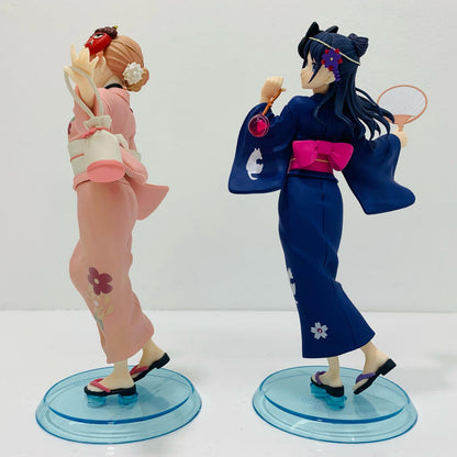 【中古】 若月ニコ&宮尾音夢-浴衣フィギュア「ウィッチウォッチ」２体セット【フィギュア】