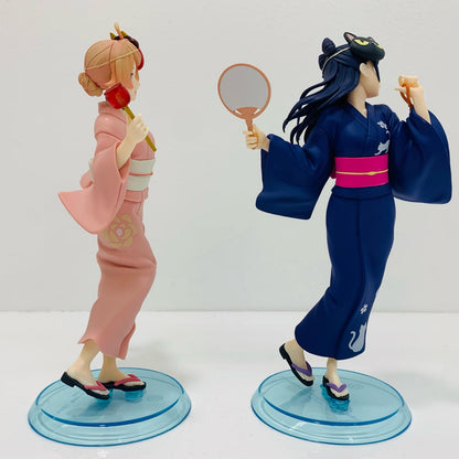 【中古】 若月ニコ&宮尾音夢-浴衣フィギュア「ウィッチウォッチ」２体セット【フィギュア】