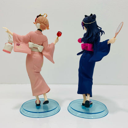 【中古】 若月ニコ&宮尾音夢-浴衣フィギュア「ウィッチウォッチ」２体セット【フィギュア】