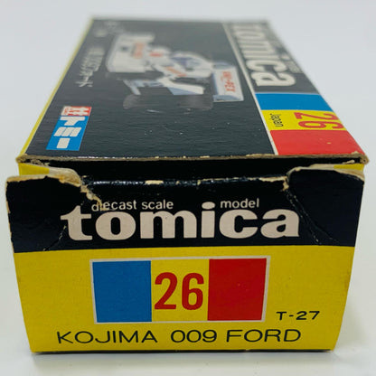 Used: 1/58 Kojima 009 Ford #52 (White/Black Box/Made in Japan) "Tomica No. 26"