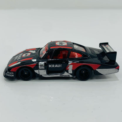 Used 1/63 Porsche 935-78 Turbo KRAUS Hifi #1 (Black x Silver x Red / Blue box / Made in Japan) "Tomica Foreign Car Series F10"