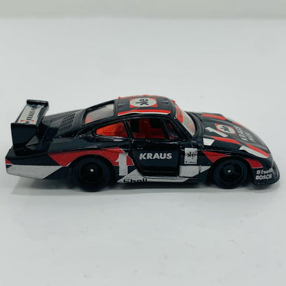 Used 1/63 Porsche 935-78 Turbo KRAUS Hifi #1 (Black x Silver x Red / Blue box / Made in Japan) "Tomica Foreign Car Series F10"