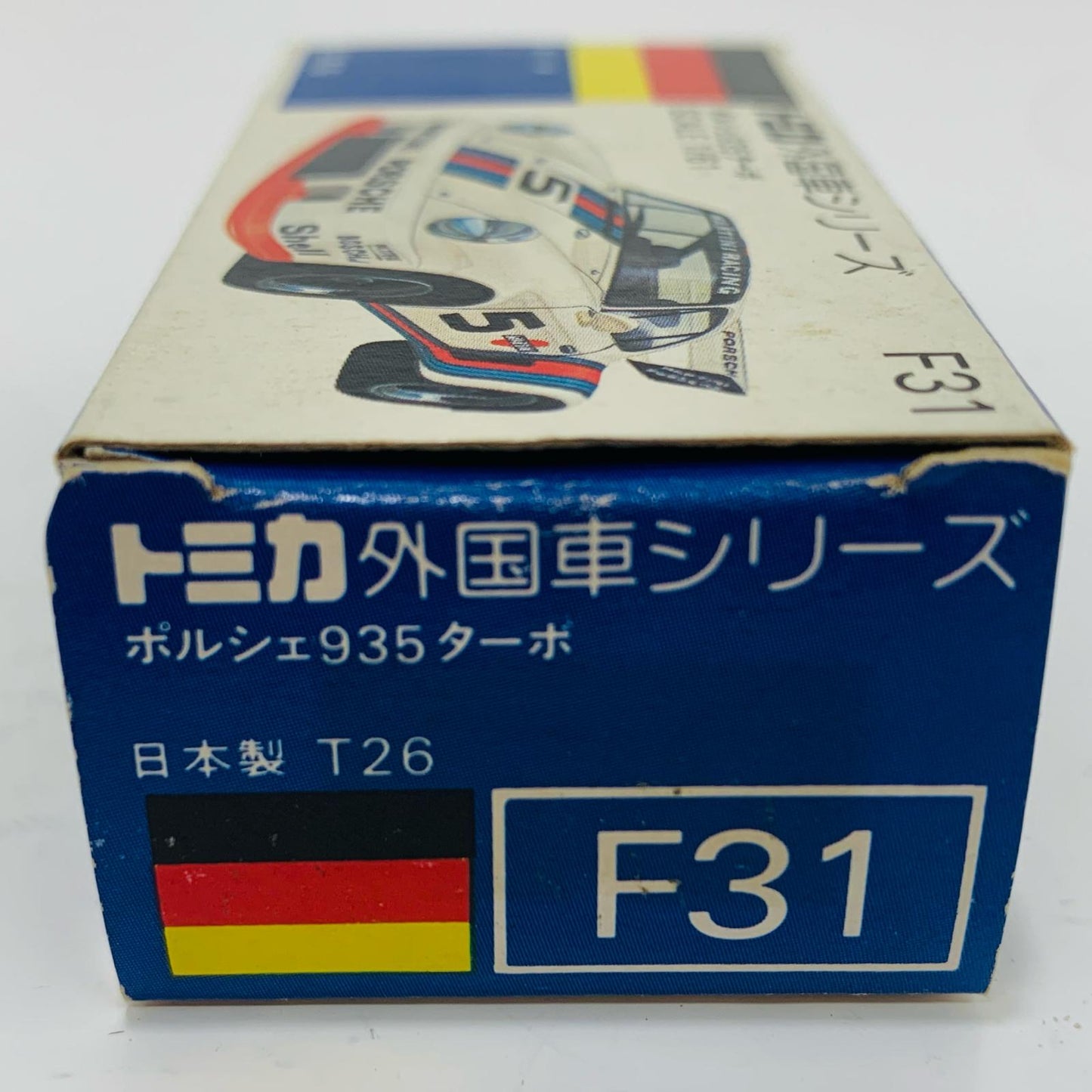 [Used] 1/61 Porsche 935 Turbo #5 (White/Blue Box/Made in Japan) "Tomica Foreign Car Series F31"
