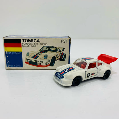 [Used] 1/61 Porsche 935 Turbo #5 (White/Blue Box/Made in Japan) "Tomica Foreign Car Series F31"