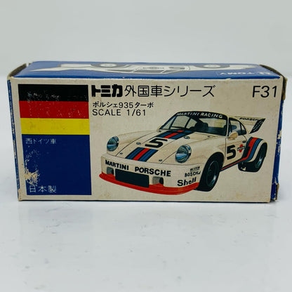[Used] 1/61 Porsche 935 Turbo #5 (White/Blue Box/Made in Japan) "Tomica Foreign Car Series F31"