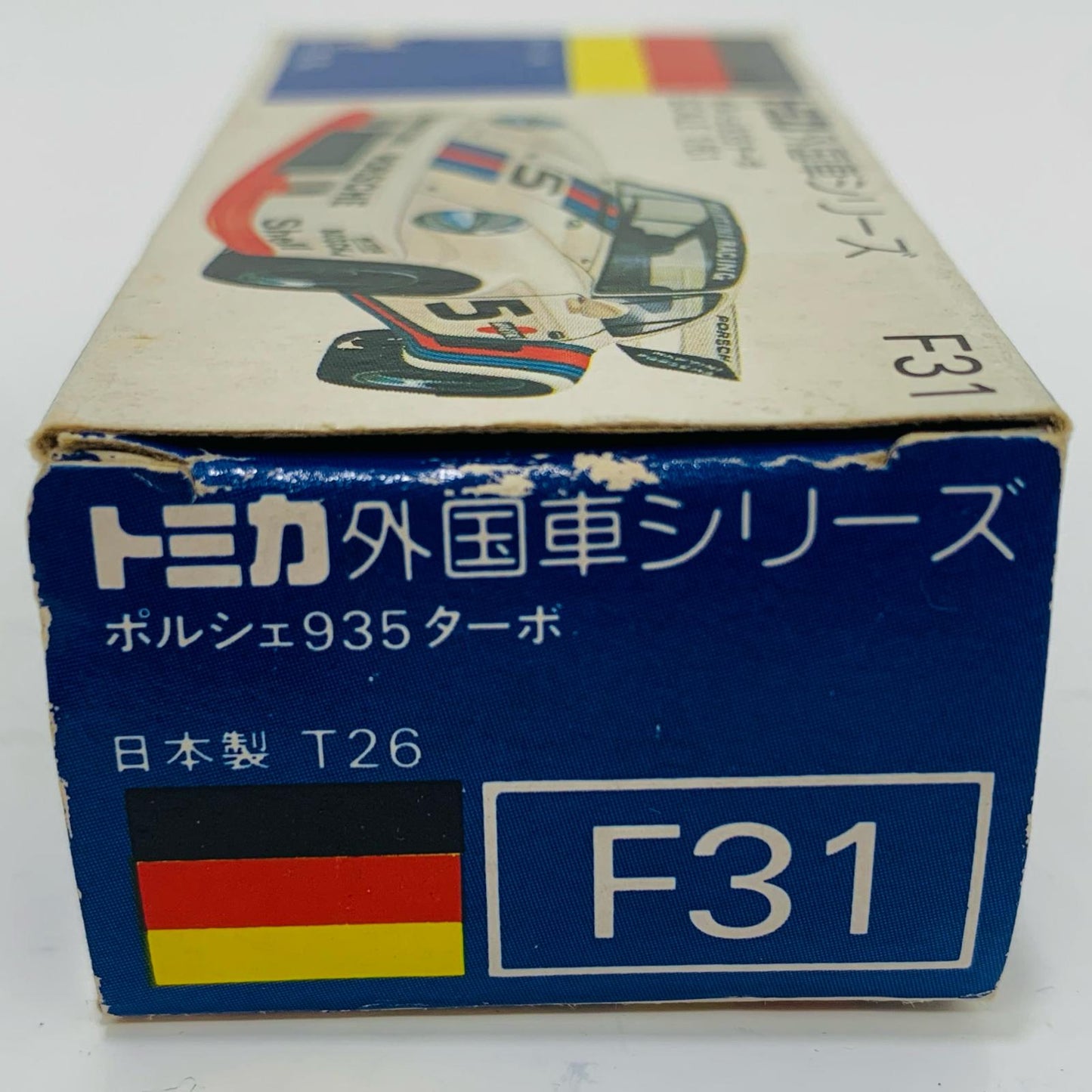 [Used] 1/61 Porsche 935 Turbo #5 (White/Blue Box/Made in Japan) "Tomica Foreign Car Series F31"