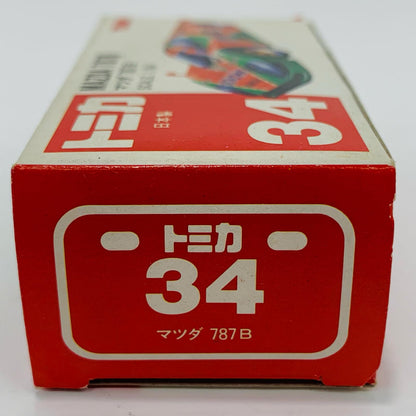 [Used] 1/64 Mazda 787B #55 (Orange x Green/Red Box/Made in Japan) "Tomica No. 34"