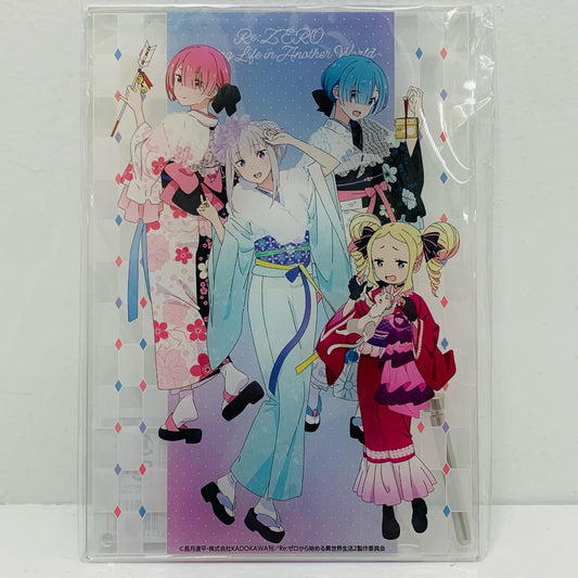 【中古】 集合 アクリルボード 「Re：ゼロから始める異世界生活 Re：ゼロから始める拉麺生活」