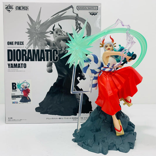 【中古】 THEANIME賞ヤマトB(アニメーション彩色)「DIORAMATICヤマト/アミューズメント一番くじワンピース」【フィギュア】