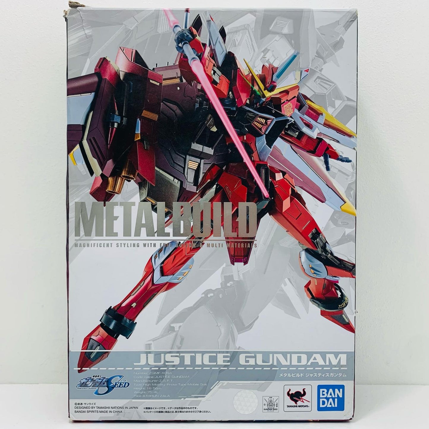 【中古】 METALBUILDジャスティスガンダム「機動戦士ガンダムSEED」【フィギュア】