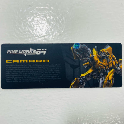 【中古】 1/64 CHEVROLET CAMARO DIECAST BUMBLEBEE SINCE1970