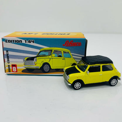 【中古】 1/64 ペーパーボックス ミニクーパー(イエロー×ブラック)