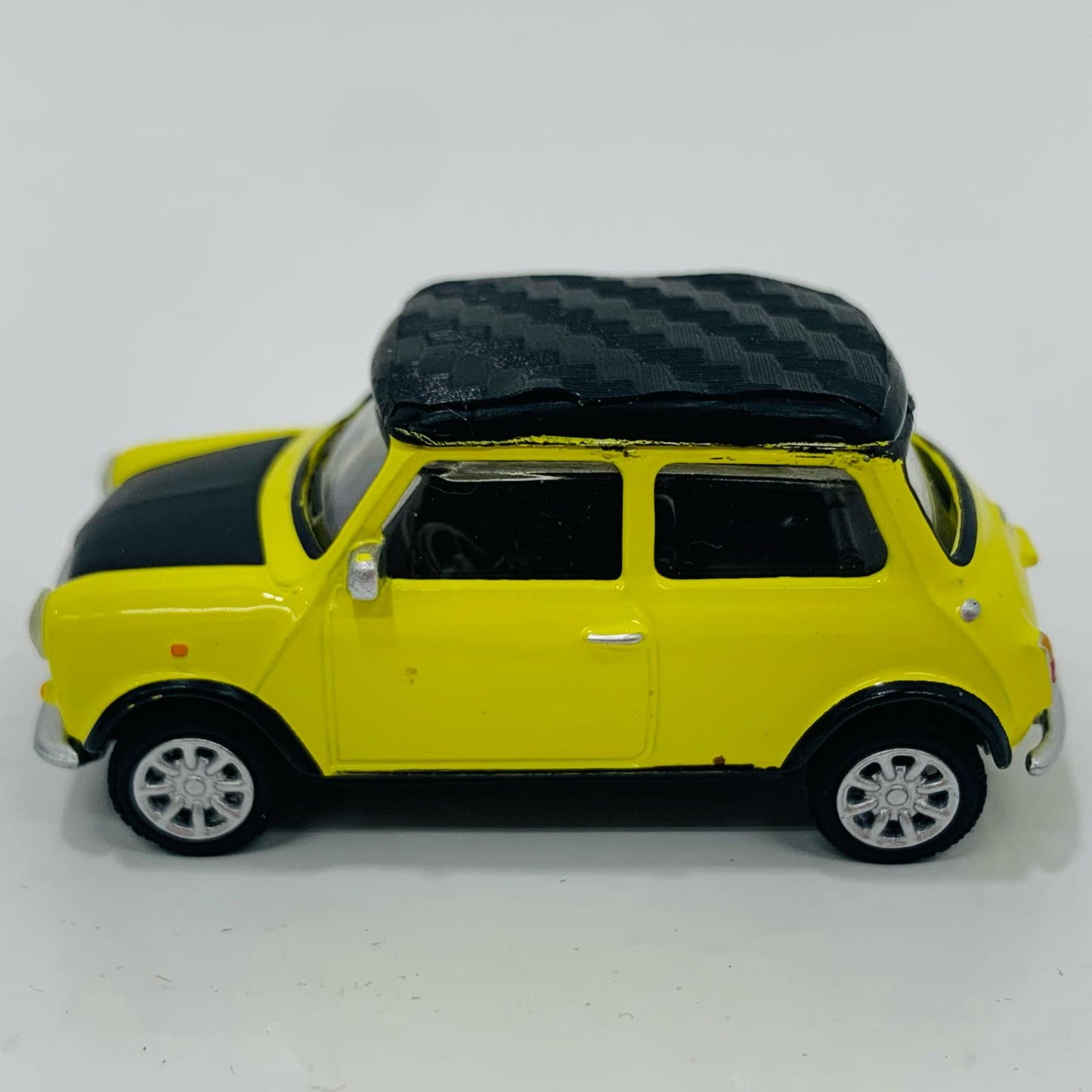 【中古】 1/64 ペーパーボックス ミニクーパー(イエロー×ブラック)