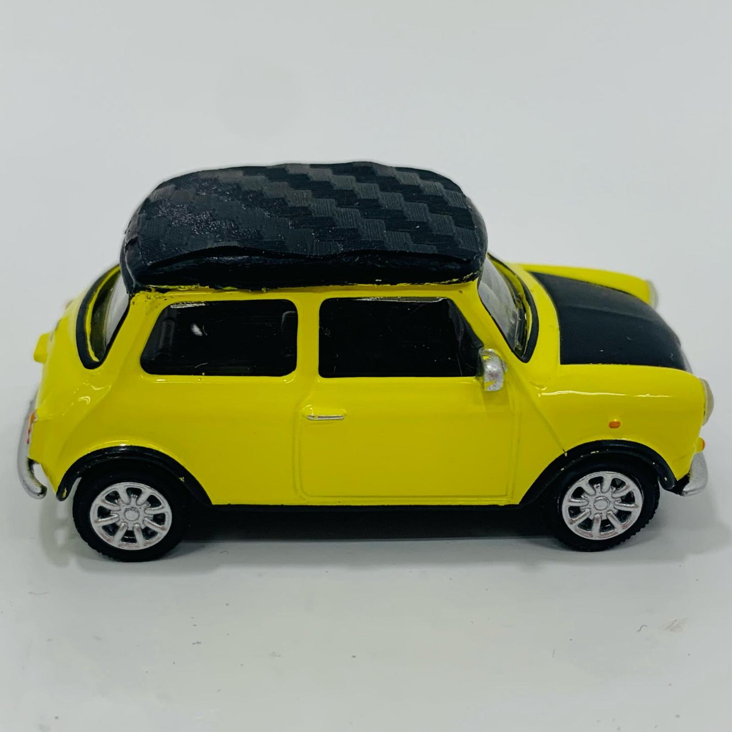 【中古】 1/64 ペーパーボックス ミニクーパー(イエロー×ブラック)