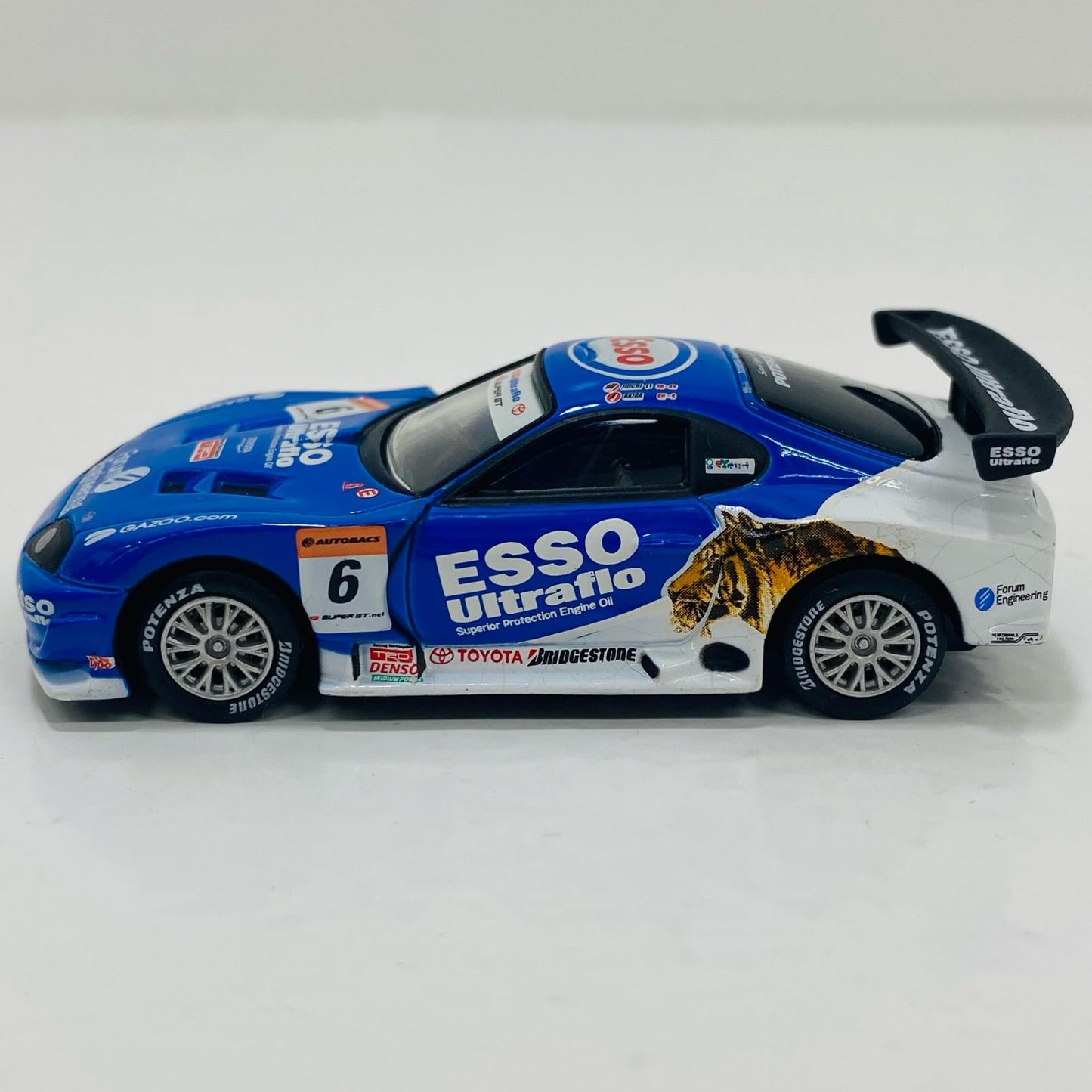 【中古】 TL0059 エッソ ウルトラフロー スープラ Forum Engineering #6(ブルー×ホワイト) 「トミカリミテッド オートバックス GT 2005シリーズ」