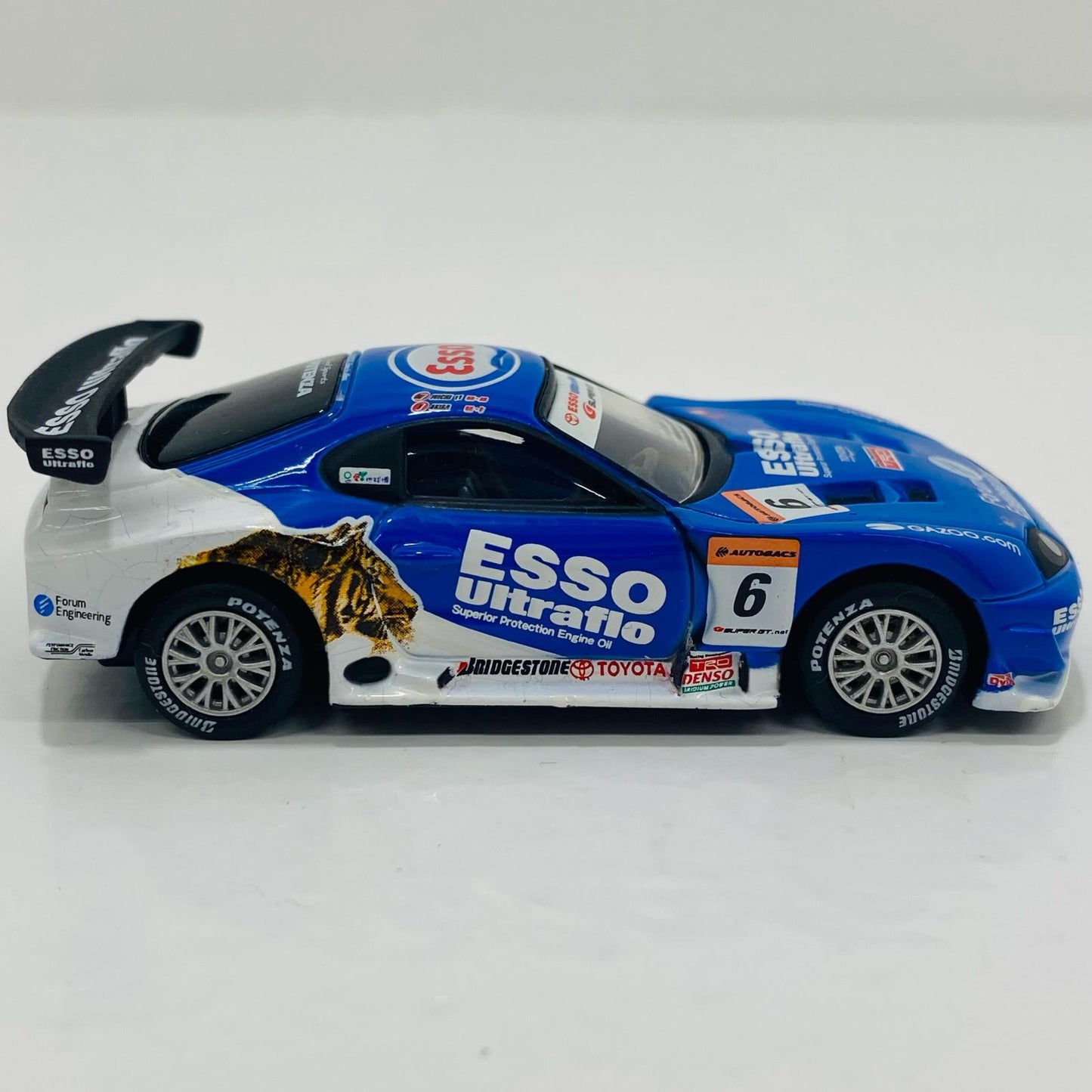 【中古】 TL0059 エッソ ウルトラフロー スープラ Forum Engineering #6(ブルー×ホワイト) 「トミカリミテッド オートバックス GT 2005シリーズ」