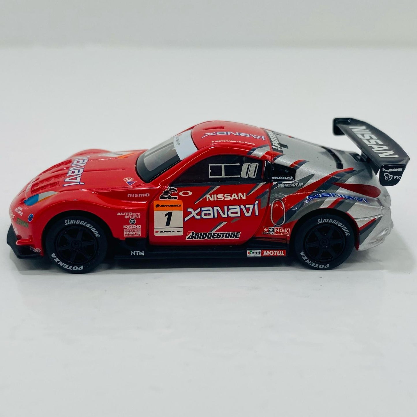 【中古】 TL0071 ザナヴィ ニスモ Z BRIDGESTONE #1(レッド×シルバー) 「トミカリミテッド オートバックス GT 2005シリーズ」