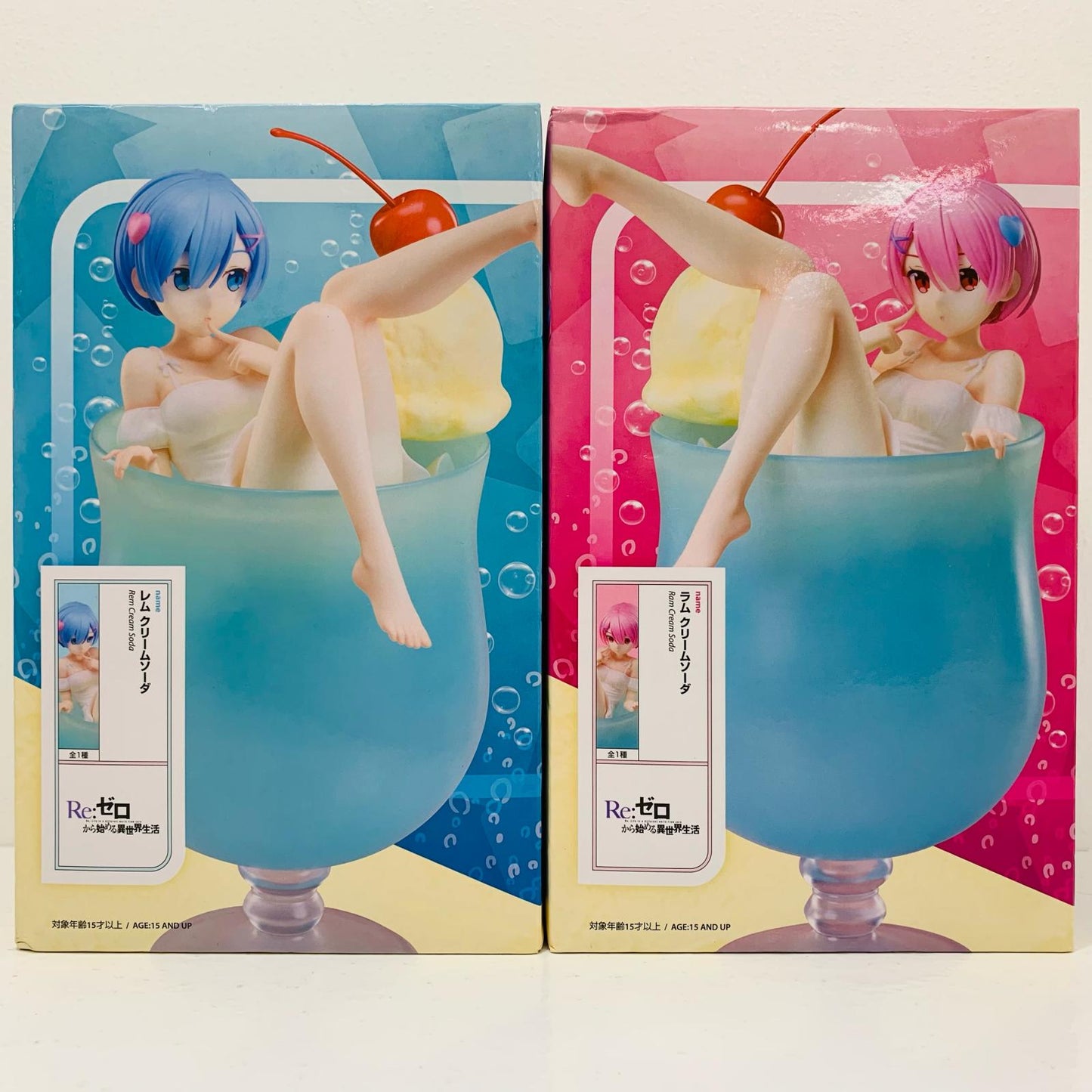 [Used] Rem & Ram ~Cream Soda~ 1/7 Scale Figure "Re:ZERO -Starting Life in Another World-" [Figure]