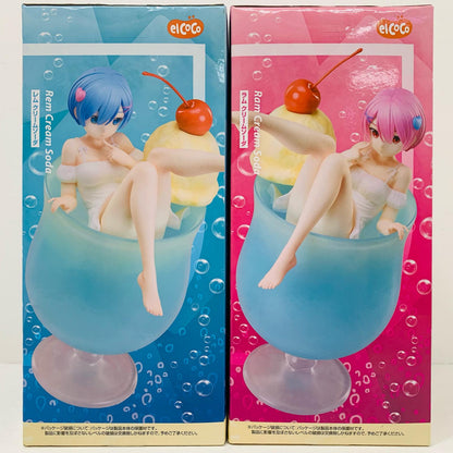 [Used] Rem & Ram ~Cream Soda~ 1/7 Scale Figure "Re:ZERO -Starting Life in Another World-" [Figure]