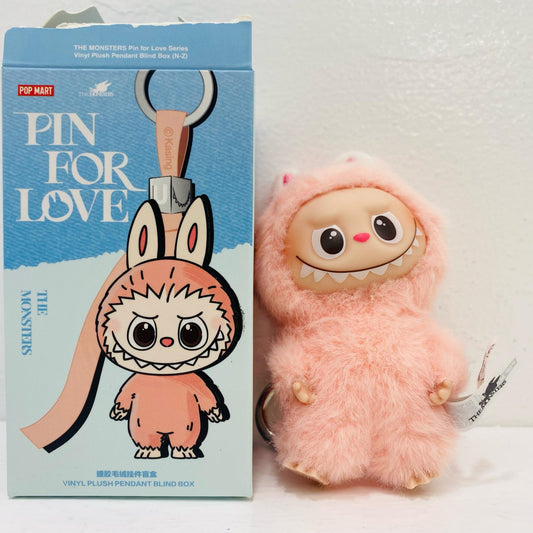 【中古】 U 「POPMART THE MONSTER PIN FOR LOVE シリーズ ぬいぐるみペンダント